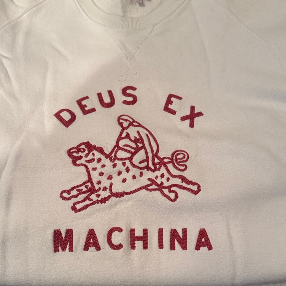 White Crewneck Sweater
